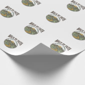 Glaube an Christus Bergpfad Vektor Geschenkpapier (Ecke)