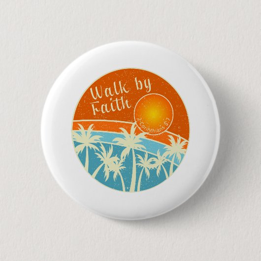 Glaube an Christus Design Button (Vorderseite)