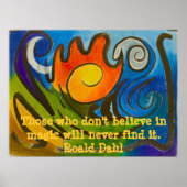 Glaube an das Außergewöhnliche! Poster (Vorne)