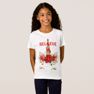 Glaube an das Weihnachts-Einhorn T-Shirt