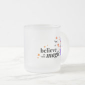 Glaube an das ZauberhexenHalloween Mattglastasse (VorderseiteRechts)
