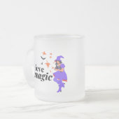 Glaube an das ZauberhexenHalloween Mattglastasse (Vorderseite Links)
