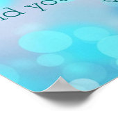 Glaube an dein eigenes Poster (Ecke)