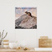 Glaube an dein eigenes Poster (Küche)