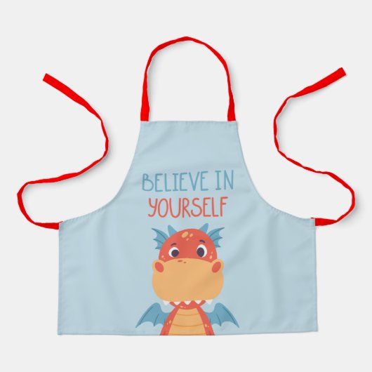 Glaube an deinen eigenen Drachen Schürze (Vorderseite)