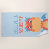 Glaube an deinen eigenen Drachen Strandtuch (Vorderseite)