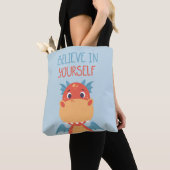 Glaube an deinen eigenen Drachen Tasche (Von Nahem)