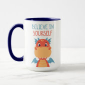 Glaube an deinen eigenen Drachen Tasse (Links)