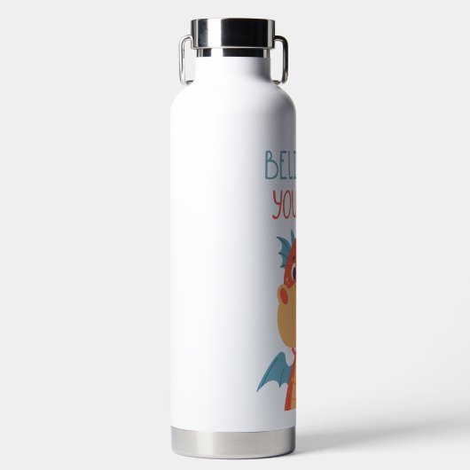 Glaube an deinen eigenen Drachen Trinkflasche (Vorderseite)