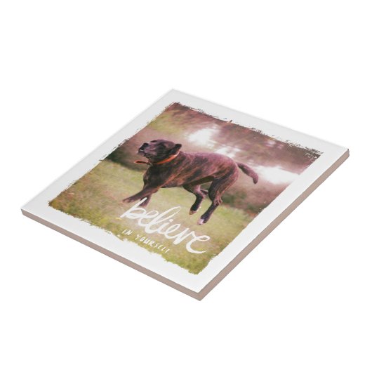 Glaube an deinen Hund Fliese (Seite)