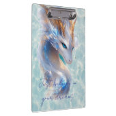 Glaube an deinen Träumer-Drachen Klemmbrett (Rechts)