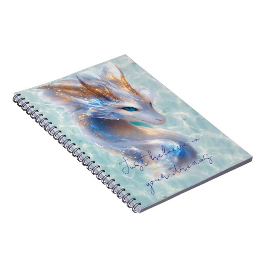 Glaube an deinen Träumer-Drachen Notizblock (Rechte Seite)