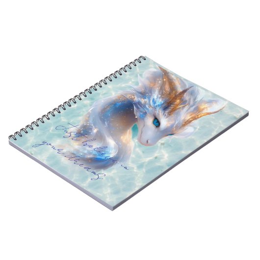 Glaube an deinen Träumer-Drachen Notizblock (Linke Seite)