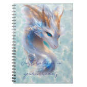 Glaube an deinen Träumer-Drachen Notizblock (Vorderseite)