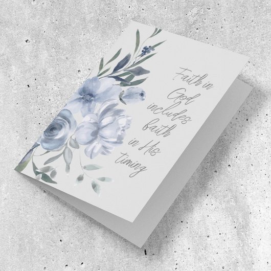 Glaube an den benutzerdefinierten Text Gottes Karte