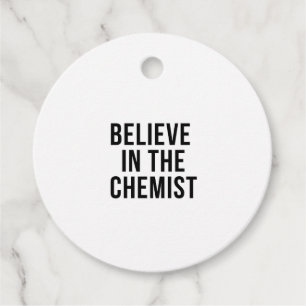 Glaube an den Chemisten Geschenkanhänger