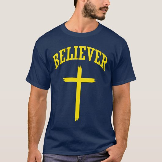 Glaube an den Christlichen Jesus T-Shirt (Vorderseite)