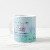 Glaube an den Herrn, 2 Chroniken 20 Kaffeetasse (Vorderseite Links)