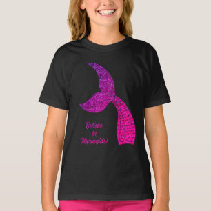 Glaube an den T - Shirt von Meerjungfrauen
