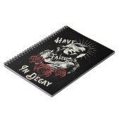 Glaube an den Verfall - Gothic Design Notizblock (Linke Seite)