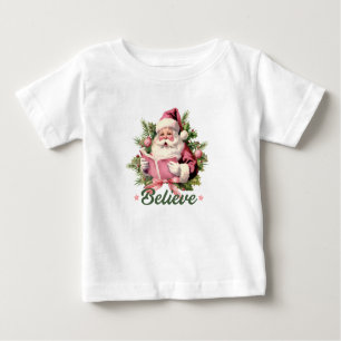Glaube an den Weihnachtsmann Baby T-shirt