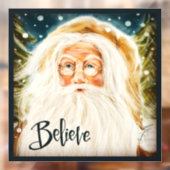 Glaube an den Weihnachtsmann! "Inspirivity"-Fenste Fensteraufkleber (Blatt 2)