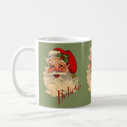 Glaube an den Weihnachtsmann Kaffeetasse (Links)