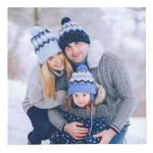 Glaube an den Zauber des Weihnachtswürfels im Foto Würfel (Vorderseite)