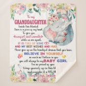 Glaube an dich, an meine Enkelin Sherpadecke (Vorderseite)