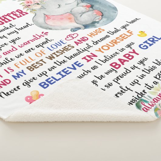 Glaube an dich, an meine Enkelin Sherpadecke (3/4)