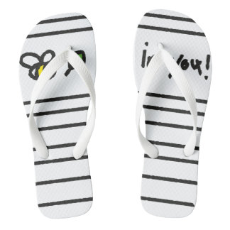 Glaube an dich! badesandalen