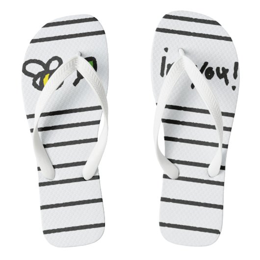 Glaube an dich! badesandalen (Fußbett)