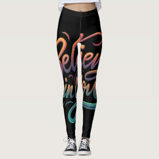 Glaube an dich leggings