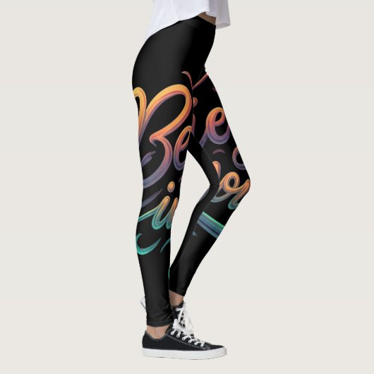 Glaube an dich leggings (Rechts)