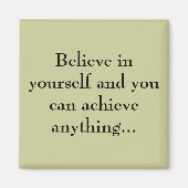 Glaube an dich... magnet (Vorne)