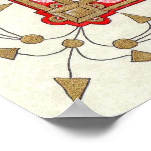 Glaube an dich! Poster (Ecke)