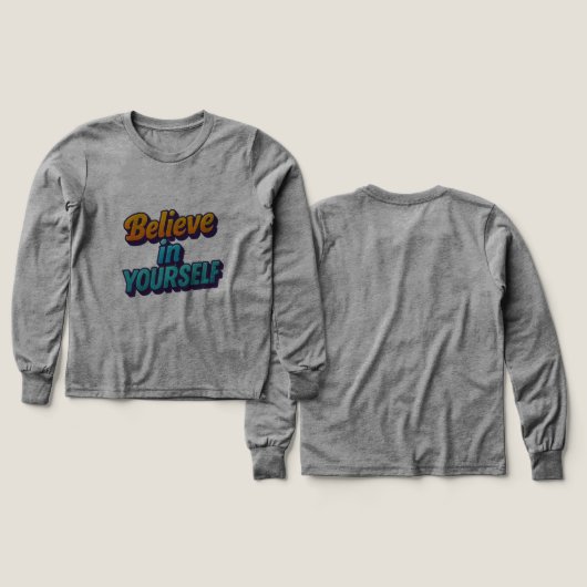 Glaube an dich selbst (Design Vorder- & Rückseite)