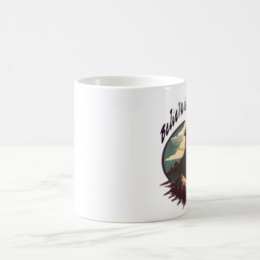 Glaube an dich selbst – Adventure Mountain Tasse (Mittel)