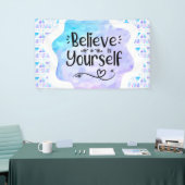 Glaube an dich selbst banner (Messeveranstaltung)