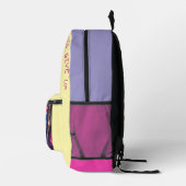 Glaube an dich selbst... bedruckter rucksack (Rechts)