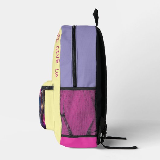 Glaube an dich selbst... bedruckter rucksack (Rechts)