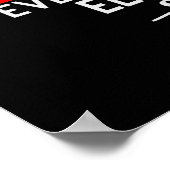 Glaube an dich selbst, Bigfoot Motivierend Poster (Ecke)