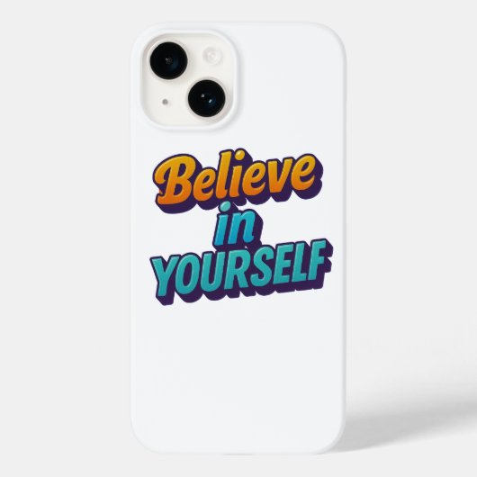 Glaube an dich selbst Case-Mate iPhone hülle (Rückseite)