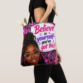 Glaube an dich selbst - du schaffst das! tasche (Von Nahem)