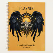 Glaube an dich selbst, ein Buchstabe Planer (Vorderseite)