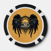 Glaube an dich selbst, ein Buchstabe Pokerchips (Rückseite)