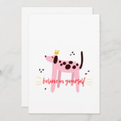 Glaube an dich selbst feiertagskarte (Vorne/Hinten)