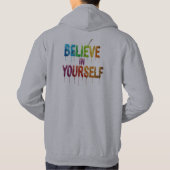 Glaube an dich selbst Hoodie – Flügel der Zuversic (Rückseite)
