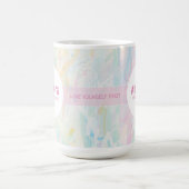Glaube an dich selbst Inspirierender Spruch Kaffeetasse (Mittel)