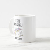 Glaube an dich selbst kaffeetasse (Vorderseite Links)
